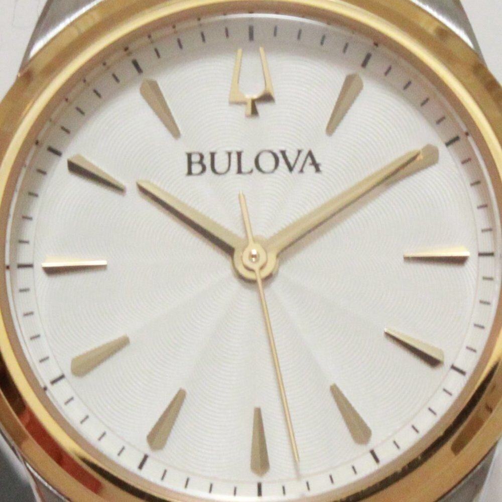 Bulova Ladies Sutton Classic Quartz Watch Two Tone Silver Dial 28mm - Picture 14 of 14
